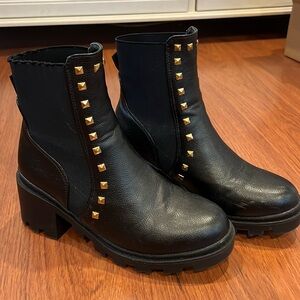 Studded Combat Boots